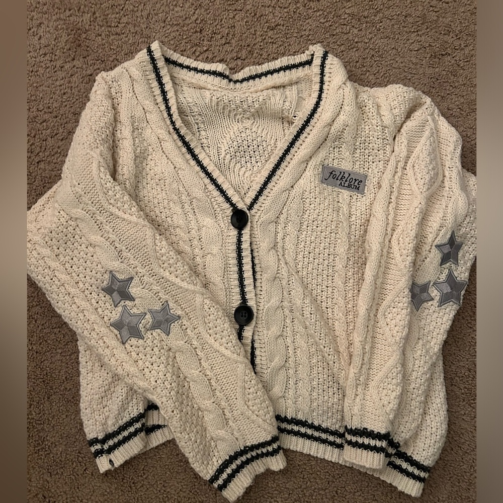 Taylor Swift Folklore Album Original Cardigan M/L